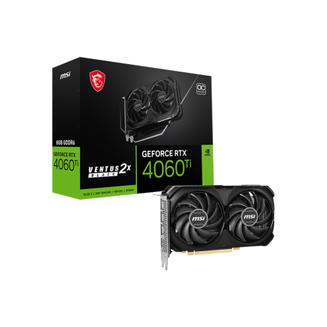 MSI GeForce RTX™ 4060 Ti VENTUS 2X BLACK 8G OC