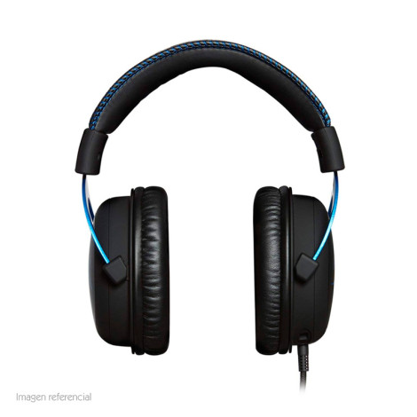Auriculares Kingston HyperX Cloud , micrófono, conector 3.5mm, Negro / Azul.