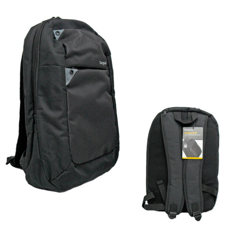 Mochila Targus Ultralight, notebook hasta 16", Negro, polyester, bolsillos para accesorios