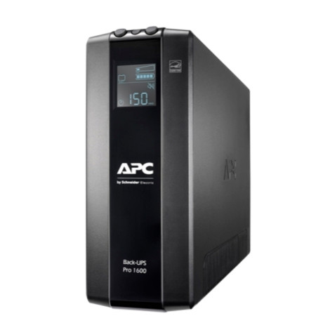 APC UPS Back Pro BR1600MI de 1600VA/960W, 8 tomas de salida, AVR, interfaz LCD.