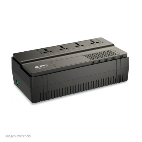 UPS APC BV650I-MS, línea interactiva, AVR, 650VA, 375W, 230VAC.