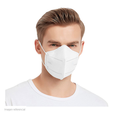 Mascarilla Protectora KN95, Caja x 20 unidades - Color Blanco