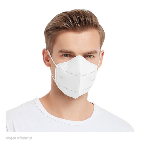 Mascarilla Protectora KN95, Caja x 10 unidades - Color Blanco