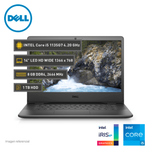 Dell Vostro 14 3400, 14" HD, Core i5-1135G7, 8GB DDR4, 1TB SATA