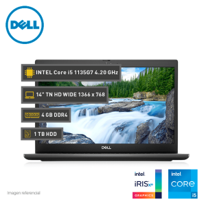 Dell Latitude 14 3420 14" HD Core i5-1135G7, 4GB DDR4, 1TB SATA 2.5"