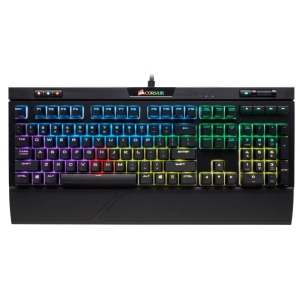 Teclado Gaming Corsair STRAFE RGB MK.2, Cherry MX RED, USB 2.0