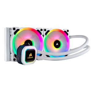 Sistema de enfriamiento Líquido Corsair Hydro Platinum H100i RGB, para CPU de Intel / AMD.