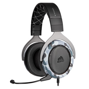 Auriculares Corsair HS60 Haptic BASS, micrófono, conector USB, Camuflaje