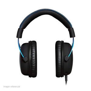 Auriculares Kingston HyperX Cloud , micrófono, conector 3.5mm, Negro / Azul.