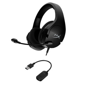 Auriculares HyperX Cloud Stinger Core 7.1, micrófono, conector 3.5mm, USB, Black