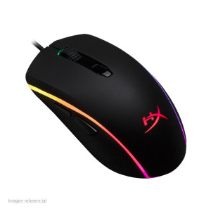 Mouse Gamer Kingston HyperX Pulsefire Surge, 16000 dpi, Simetrica, Negro, 6 botones, USB.