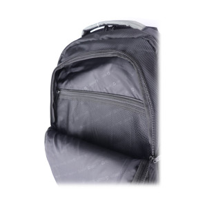 Mochila Teros TE-IDS18550, Poliéster, notebook hasta 15.6", Negro / Gris.