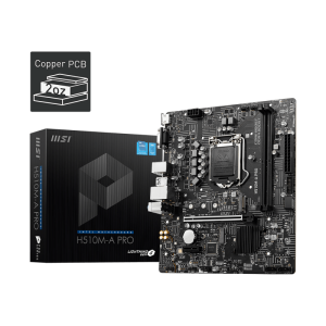 Motherboard MSI H510M-A PRO, Intel H510, LGA1200, USB 3.2 Gen1