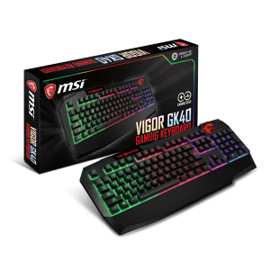 Teclado Gaming MSI Gear Vigor GK40, Blacklight Speed Control