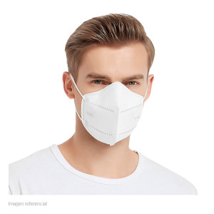 Mascarilla Protectora KN95, Caja x 10 unidades - Color Blanco
